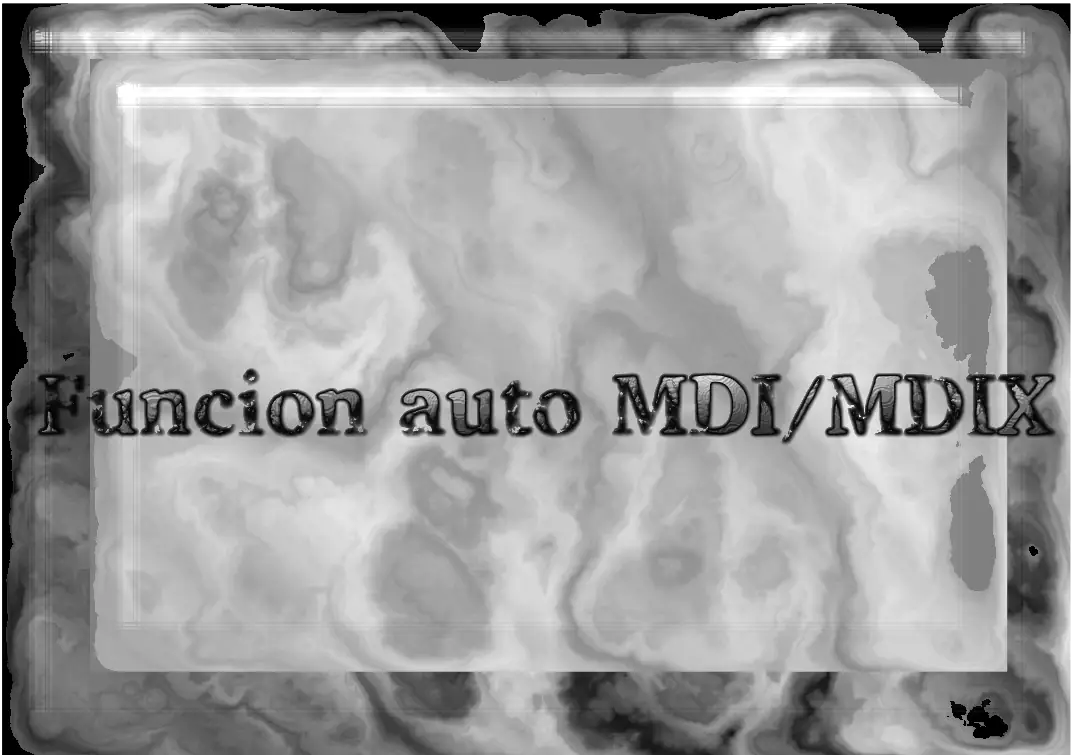 que es la funcion auto-mdix
